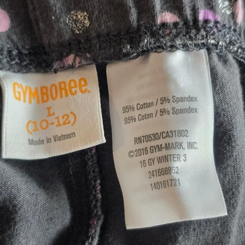 Gymboree Ballet Outfit Set Girls 12 Purple Sequin Top Polka Dot Leggings Dancer‎